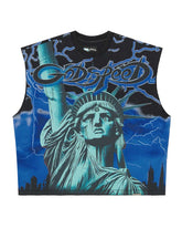 Godspeed Voltage Sleeveless Tee Black/Blue