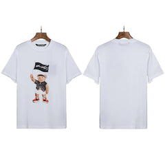 Palm Angels Flag Bear Graphic T-Shirt - White