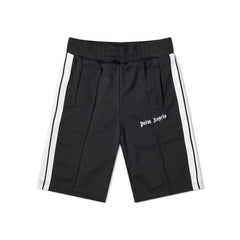 Palm Angels Classic Track Shorts - Black/White