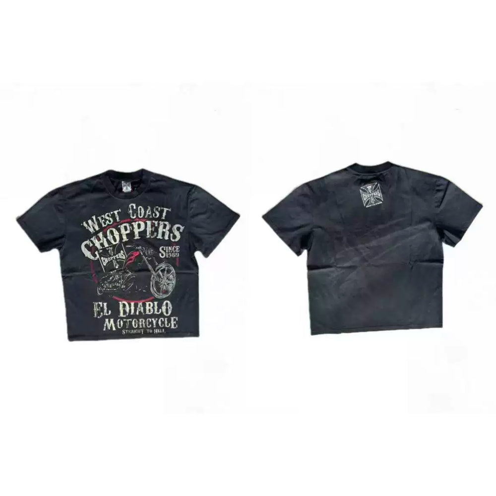 West Coast Choppers El Diablo Motorcycle Tee - Black
