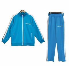 Palm Angels Classic Track Jacket & Pants Set - Sky Blue/White