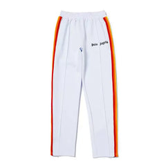 Palm Angels Rainbow Track Pants - White