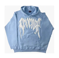 Revenge Lightning Arch Logo Pullover Hoodie blue