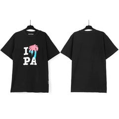 Palm Angels I Love PA Graphic T-Shirt - Black