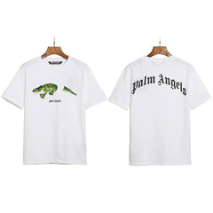 Palm Angels Alligator Graphic T-Shirt - White