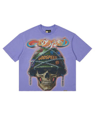 Godspeed Badges Of Honor Tee Lavender