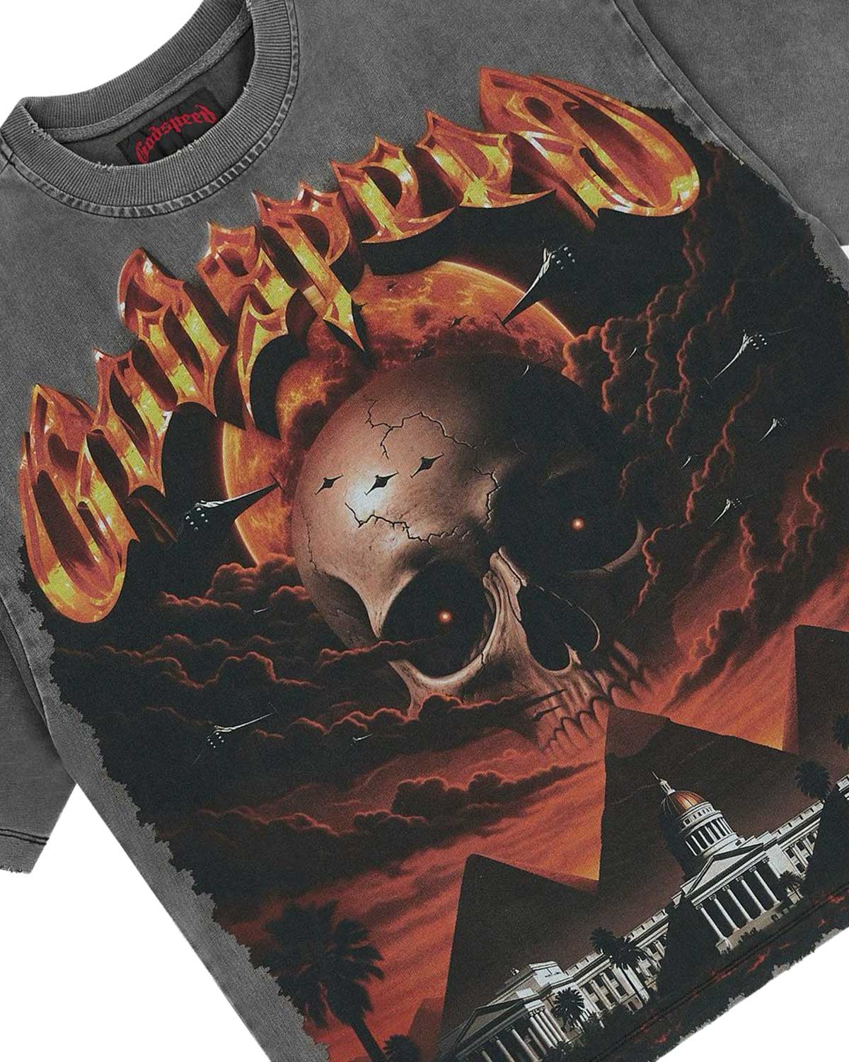 Godspeed Echoes Of Empire Tee Grey