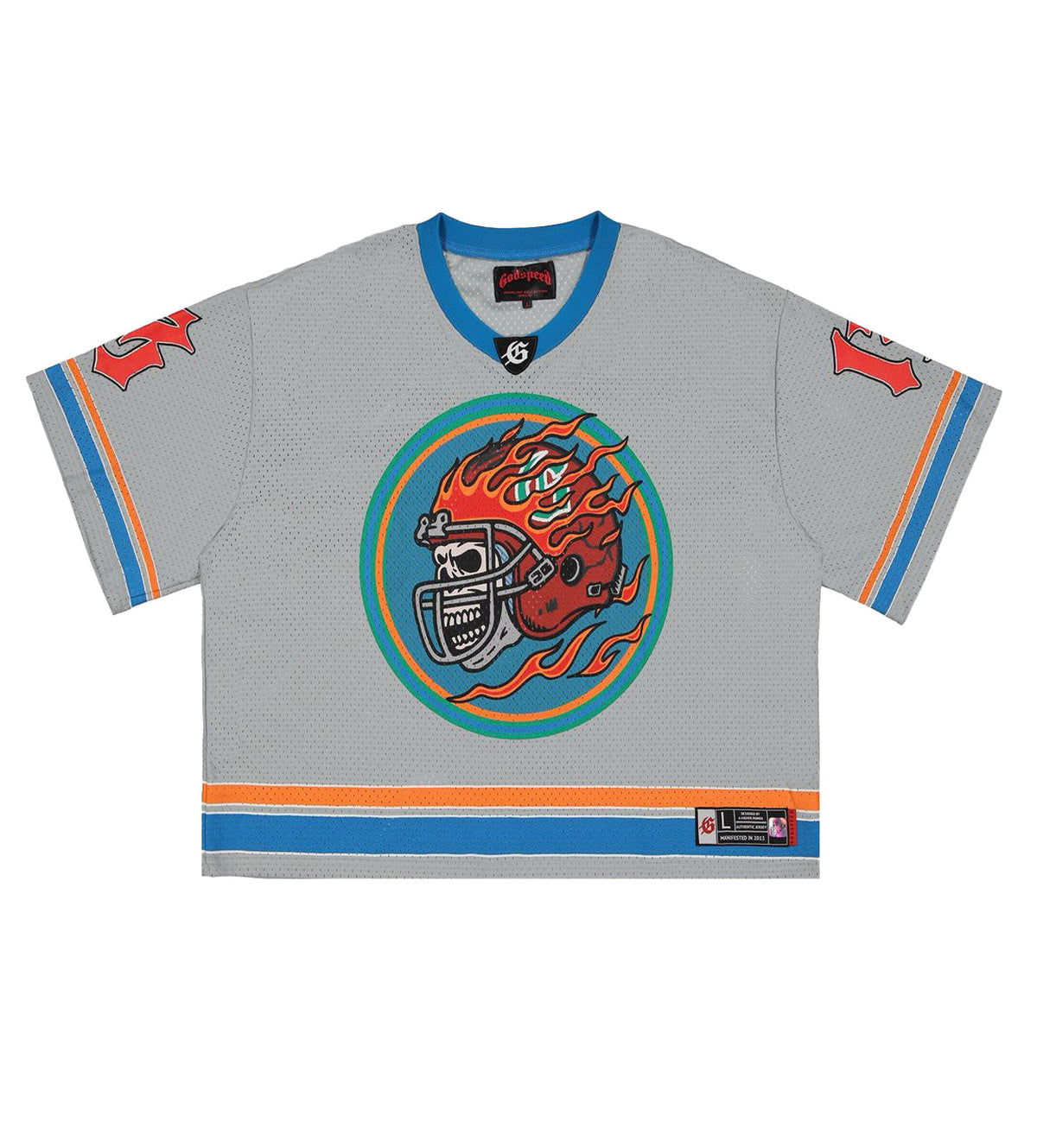 Godspeed First Down Jersey Grey