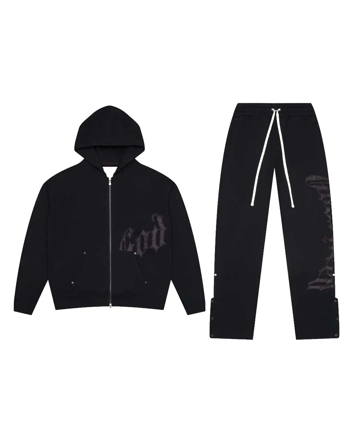 Godspeed OG Logo Sweatsuit V2 Black/Satin Black