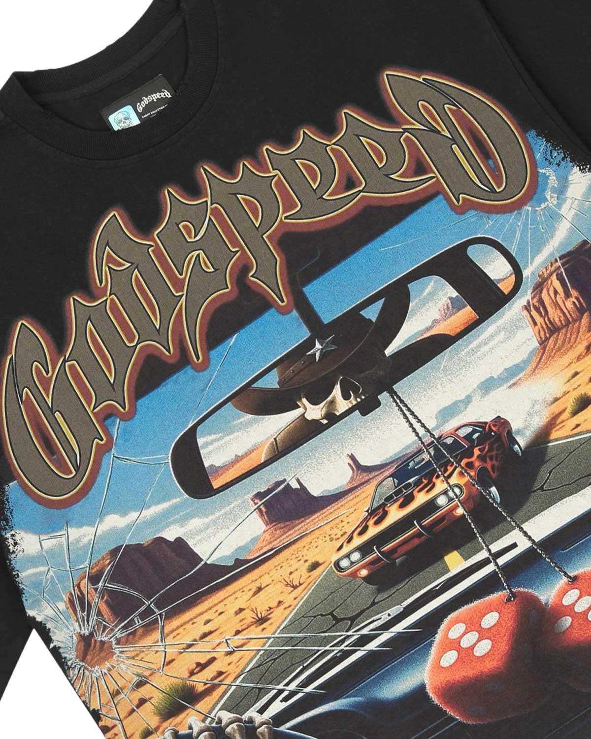 Godspeed On the Run II Tee Black