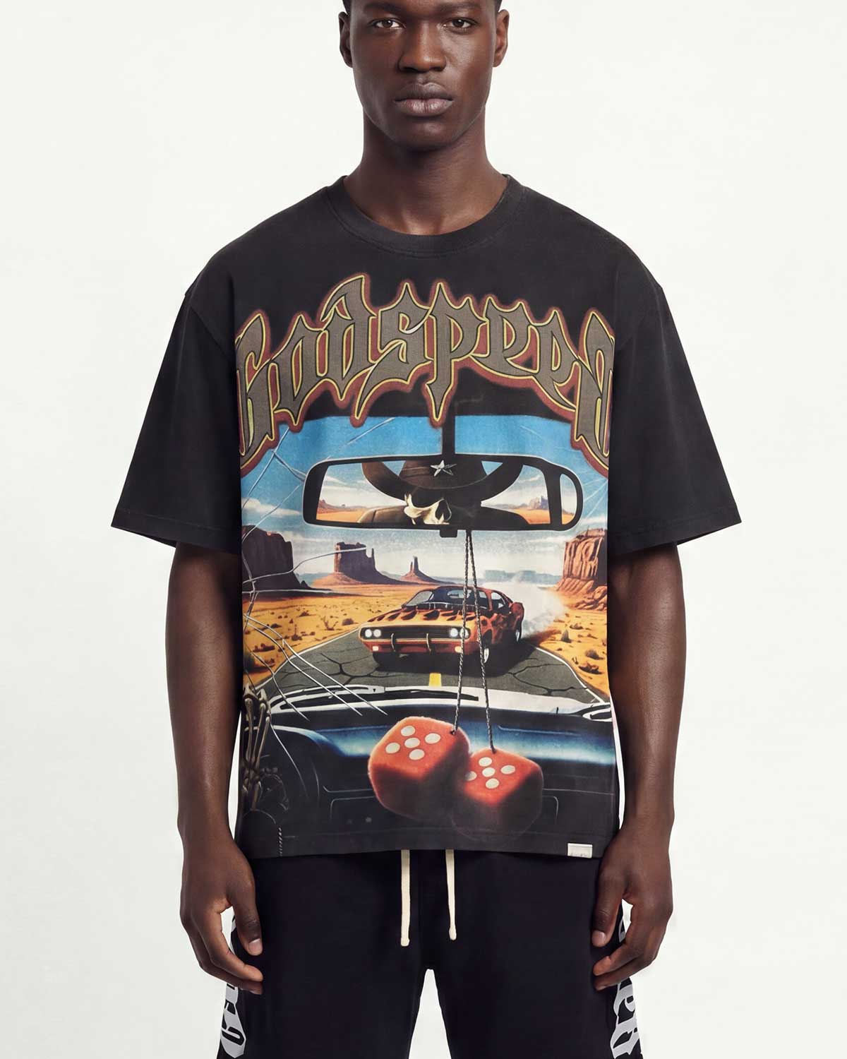 Godspeed On the Run II Tee Black