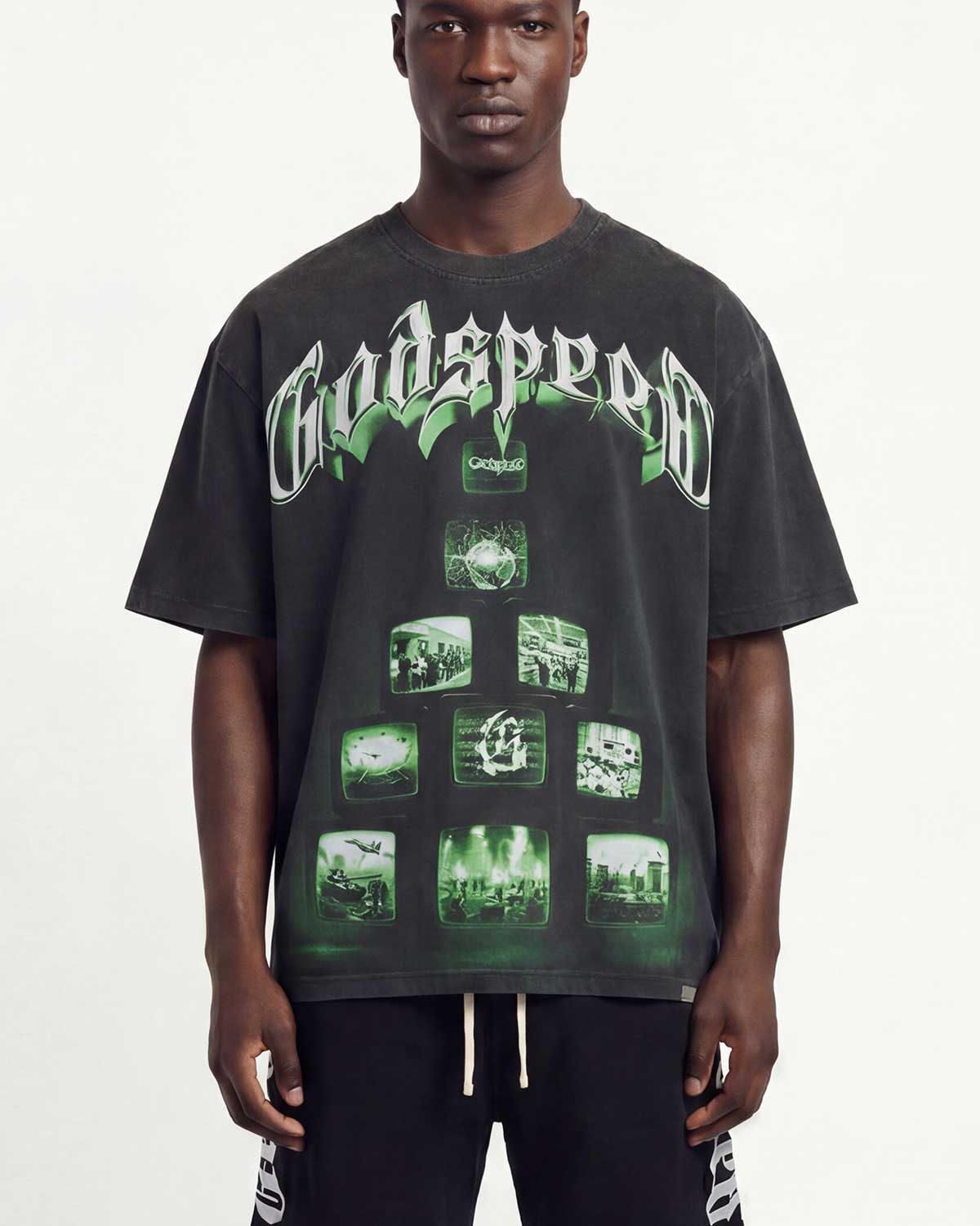 Godspeed Overstimulation Tee Black