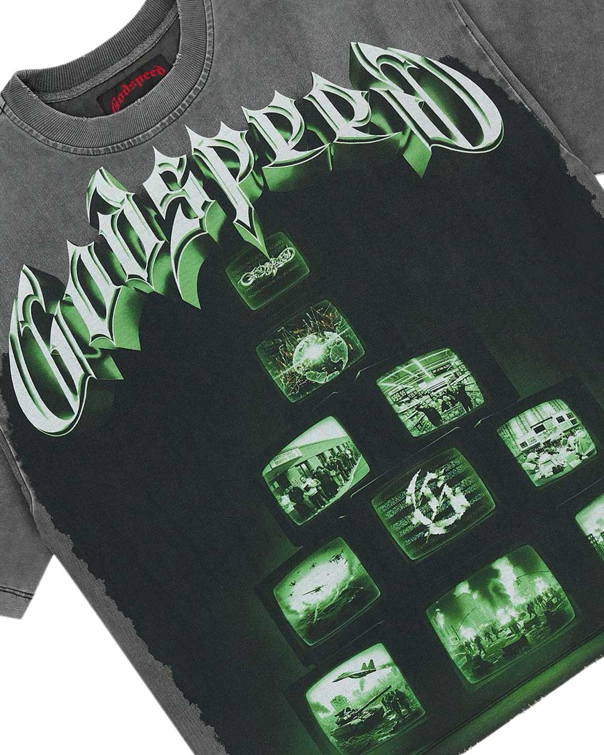 Godspeed Overstimulation Tee Grey