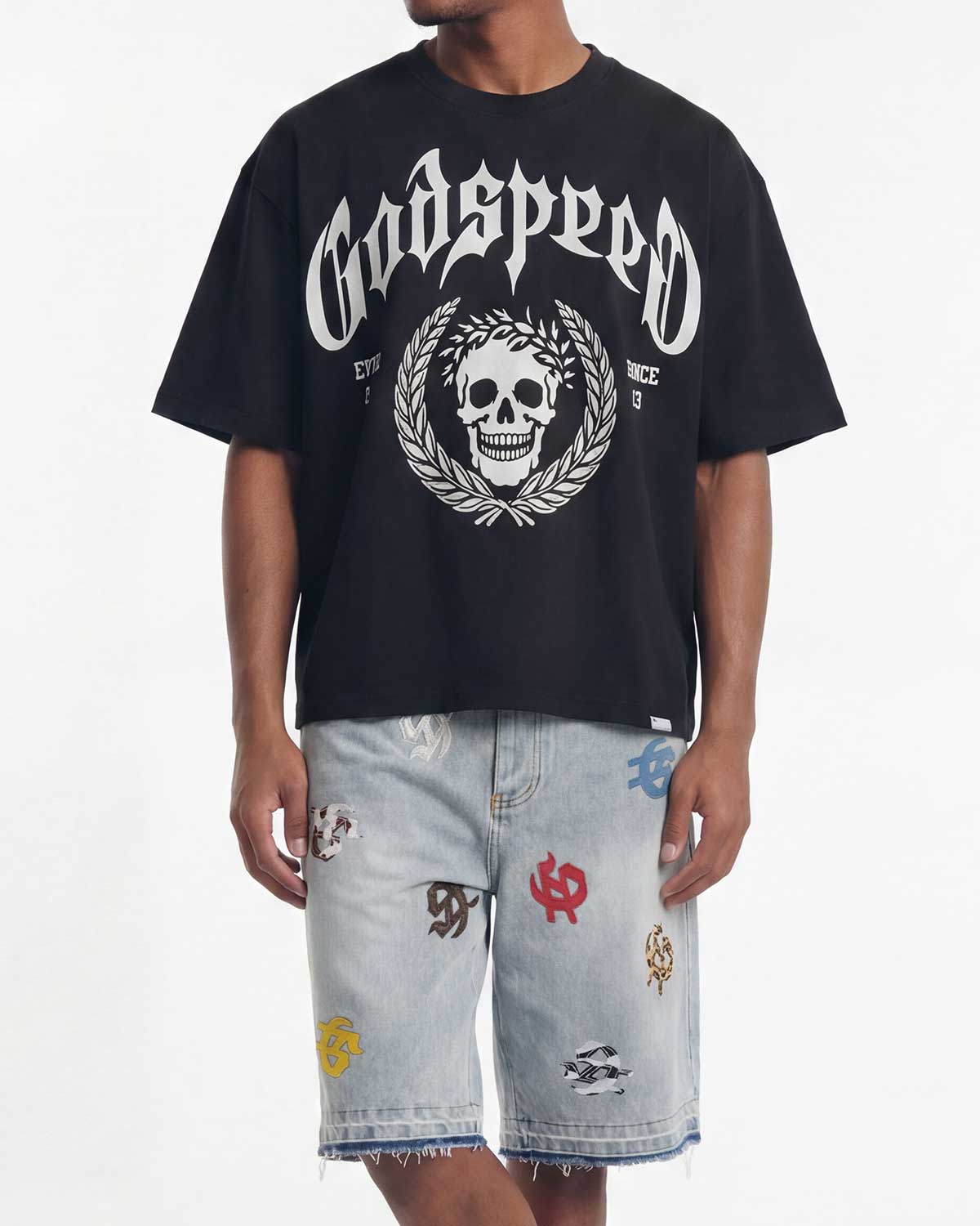 Godspeed Victor Crest Tee Black