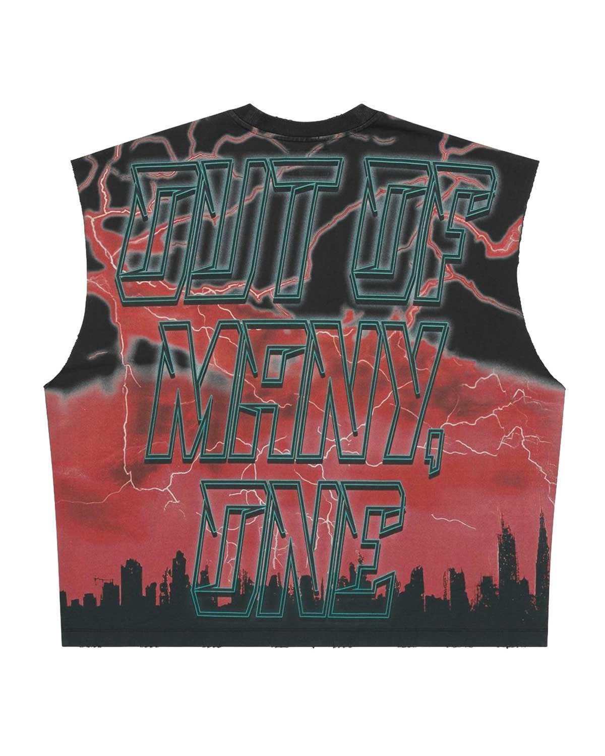 Godspeed Voltage Sleeveless Tee Black/Red
