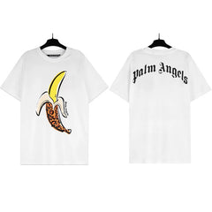 Palm Angels Banana Graphic T-Shirt - White