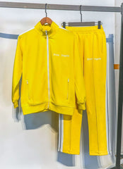 Palm Angels Classic Track Jacket & Pants Set - Yellow/White