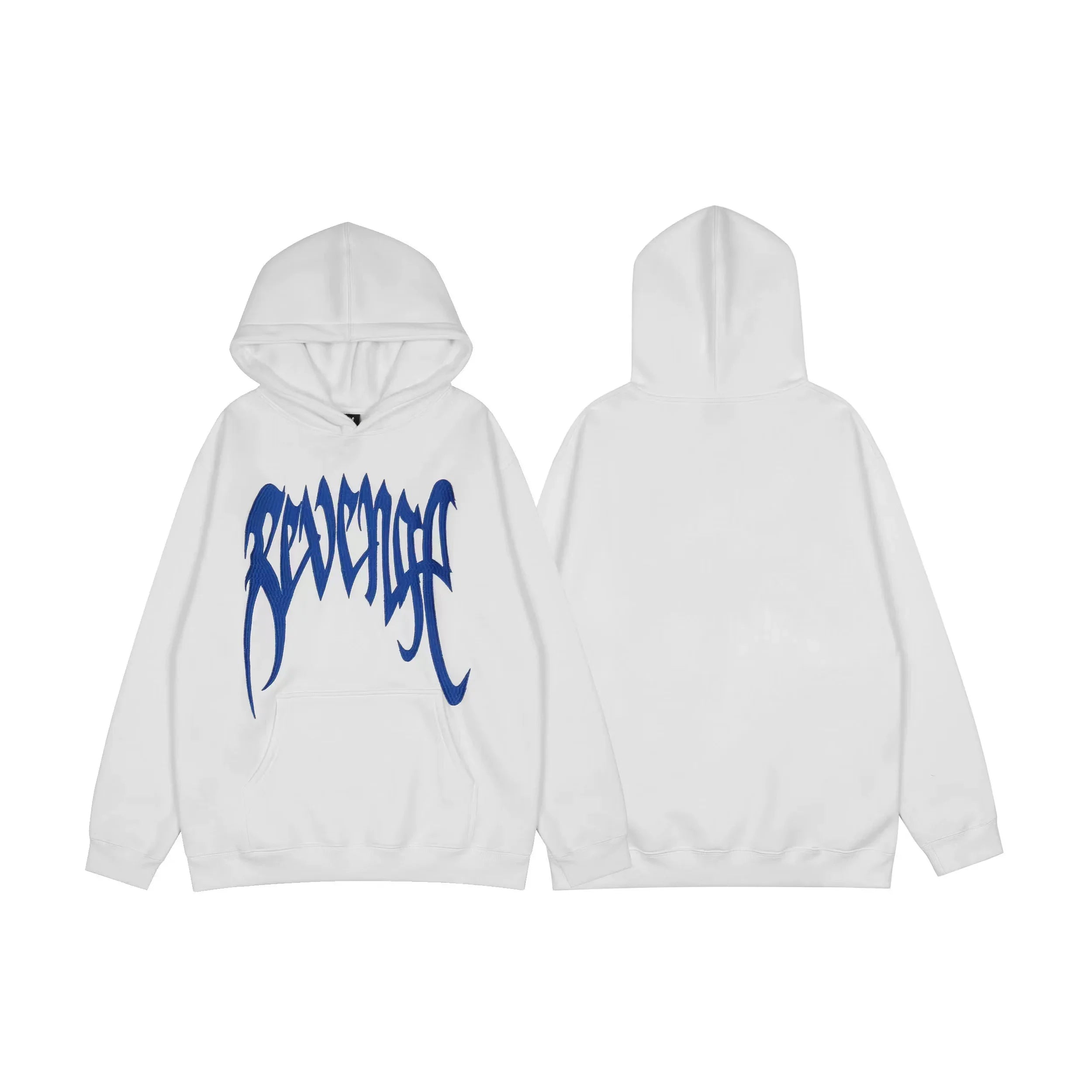 Revenge White Arch Logo Pullover Hoodie