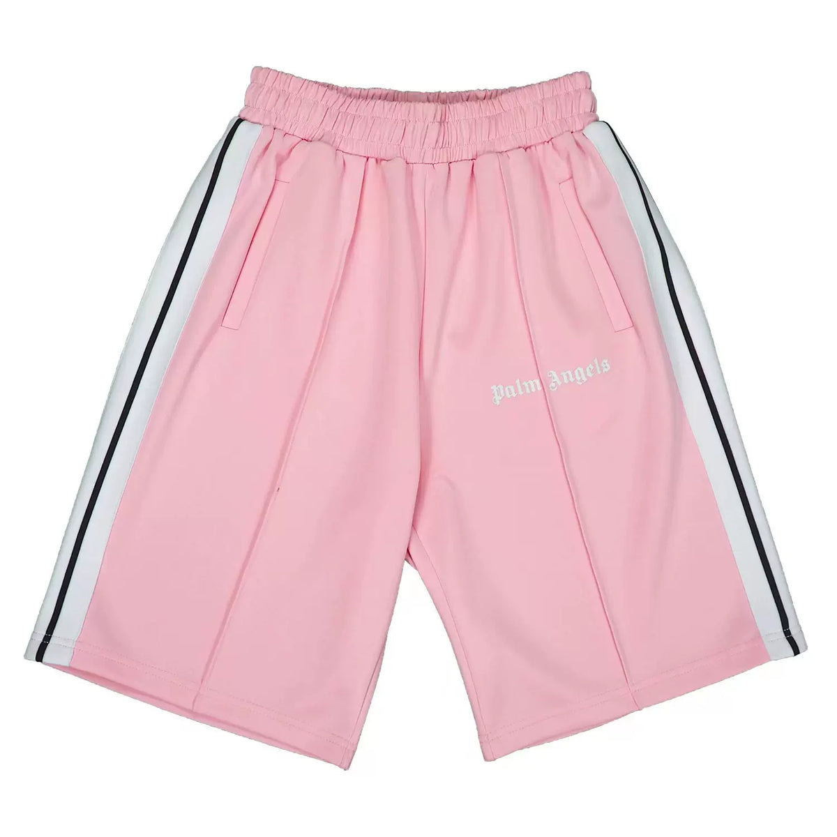 Palm Angels Classic Track Shorts - Pink/White