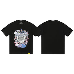 That's A Awful Lot Of Cough Syrup Photo Collage Graphic T-Shirt - Black