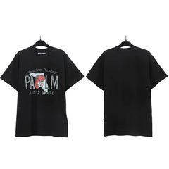 Palm Angels Trouble in Paradise State Graphic T-Shirt - Black