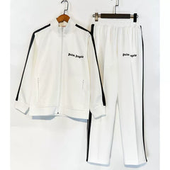 Palm Angels Classic Track Jacket & Pants Set - White/Black
