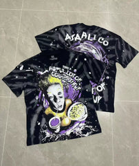 That's A Awful Lot Of Cough Syrup All-Over Print Graphic T-Shirt - Black