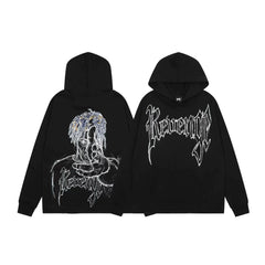 Revenge x Juice WRLD Portrait Arch Logo Pullover Hoodie