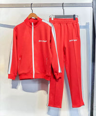 Palm Angels Classic Track Jacket & Pants Set - Red/White