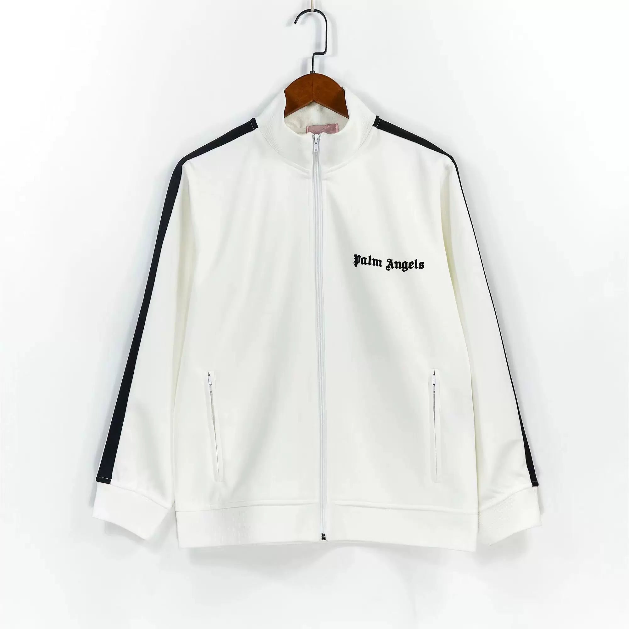Palm Angels Classic Track Jacket - White/Black
