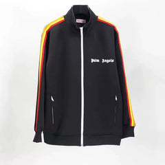 Palm Angels Rainbow Track Jacket - Black
