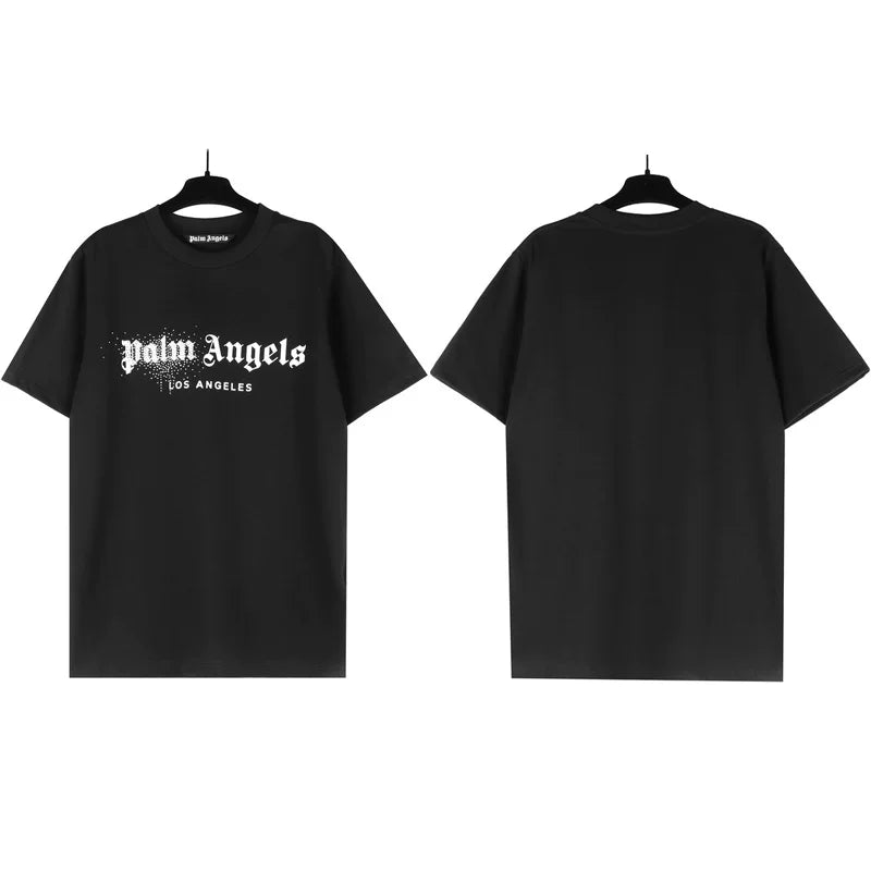 Palm Angels Los Angeles Spray Logo T-Shirt - Black