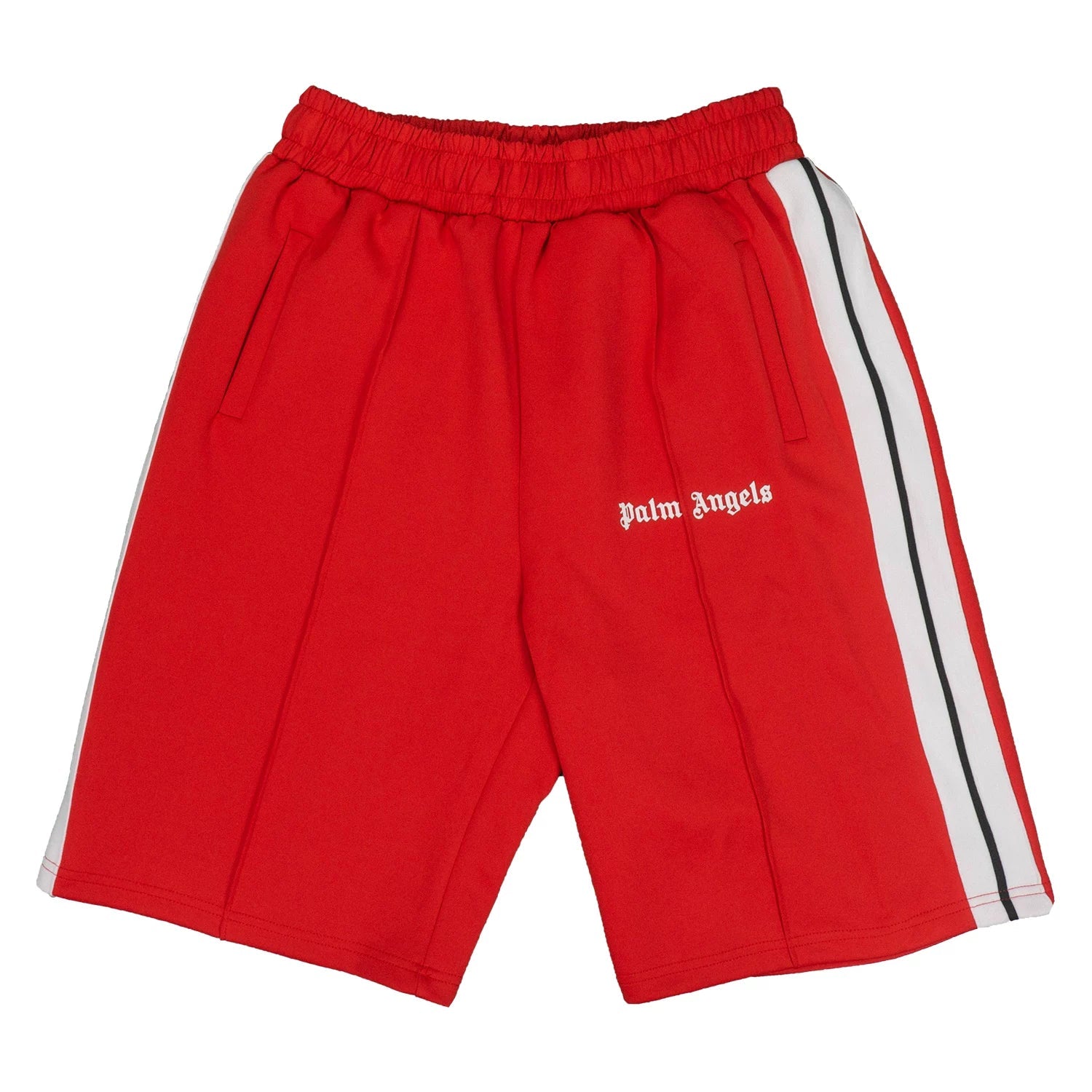 Palm Angels Classic Track Shorts - Red/White