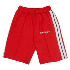 Palm Angels Classic Track Shorts - Red/White