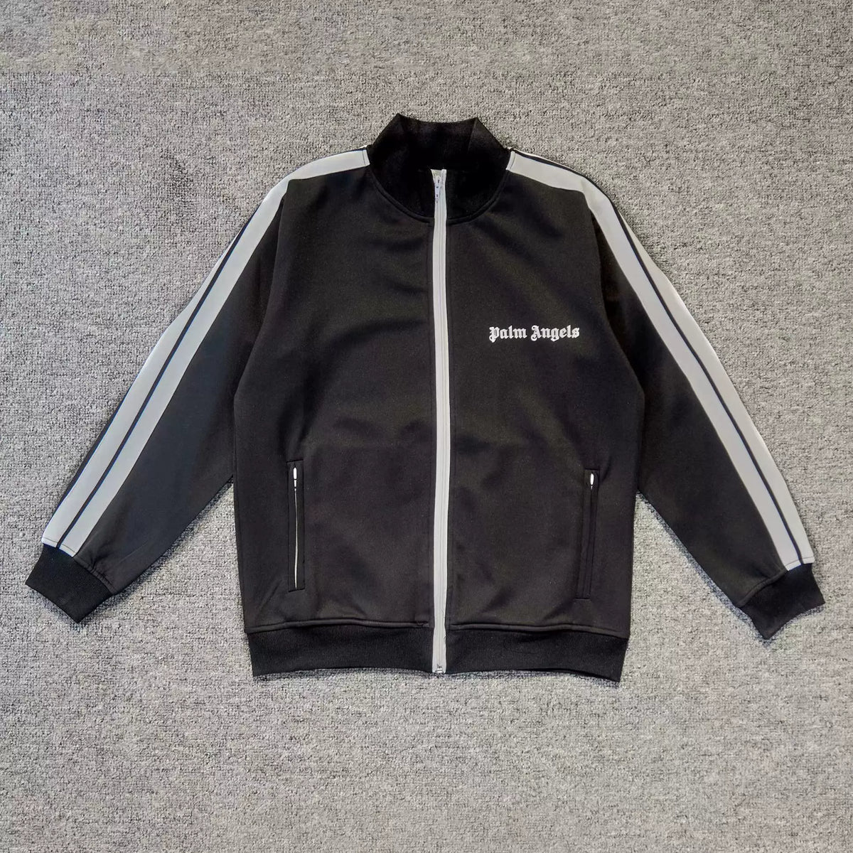 Palm Angels Classic Track Jacket - Black/White