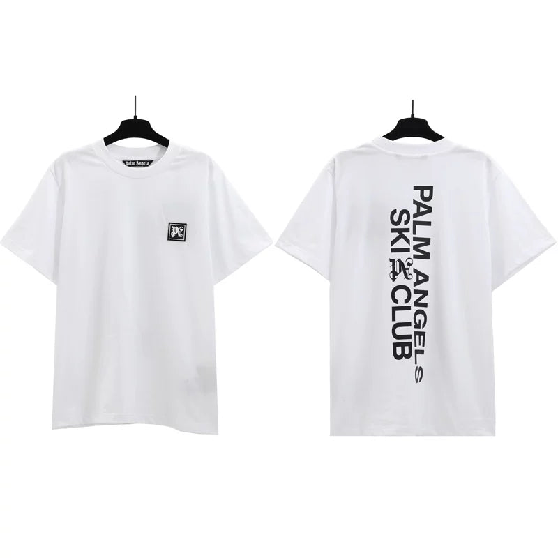 Palm Angels Ski Club Graphic T-Shirt - White/Black