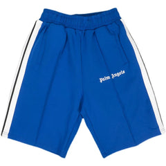 Palm Angels Classic Track Shorts - Blue/White
