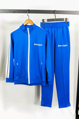 Palm Angels Classic Track Jacket & Pants Set - Blue/White