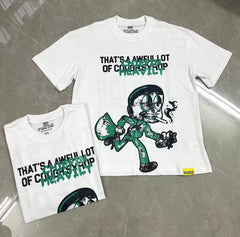 That's A Awful Lot Of Cough Syrup Cartoon Mascot T-Shirt - White