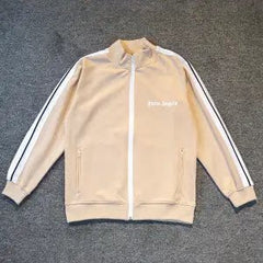 Palm Angels Classic Track Jacket - Khaki/White